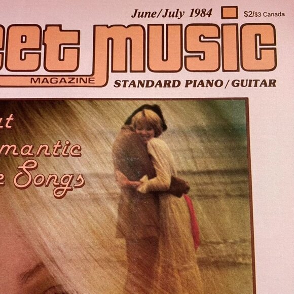 Sheet Music Magazine June July 1984 Whats Doin With Willie Nelson in Action u - Picture 2 of 5
